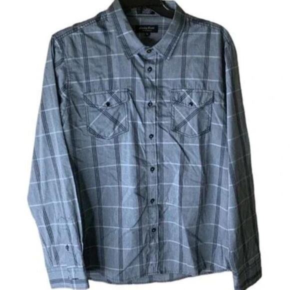 Eighty Eight Platinum Shirt Button Front Long Sleeves Men's Size XL Top - Picture 1 of 7